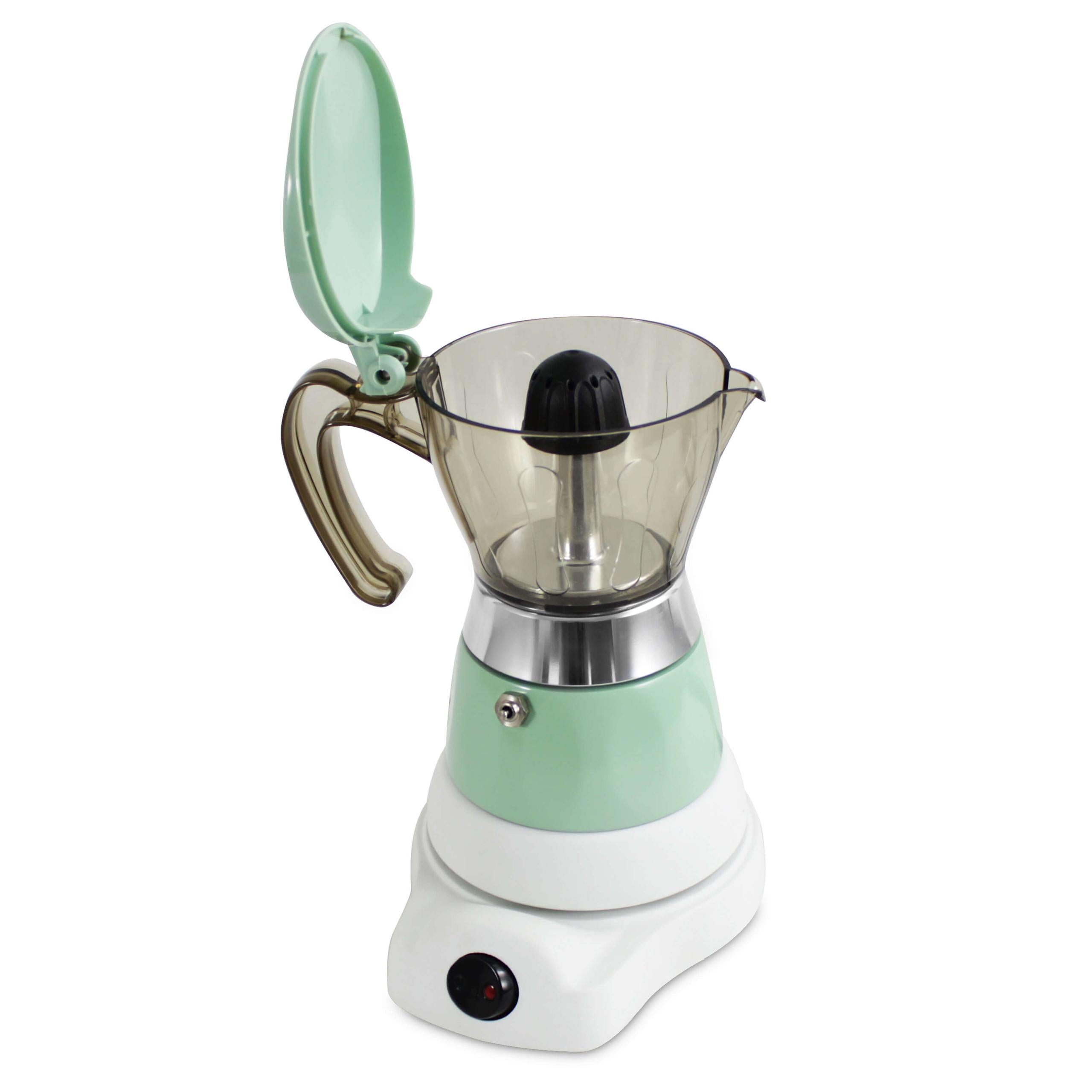 Moka Caffettiera Elettrica Cordless 4 Tazze 440W Bimar Pantone Seashore