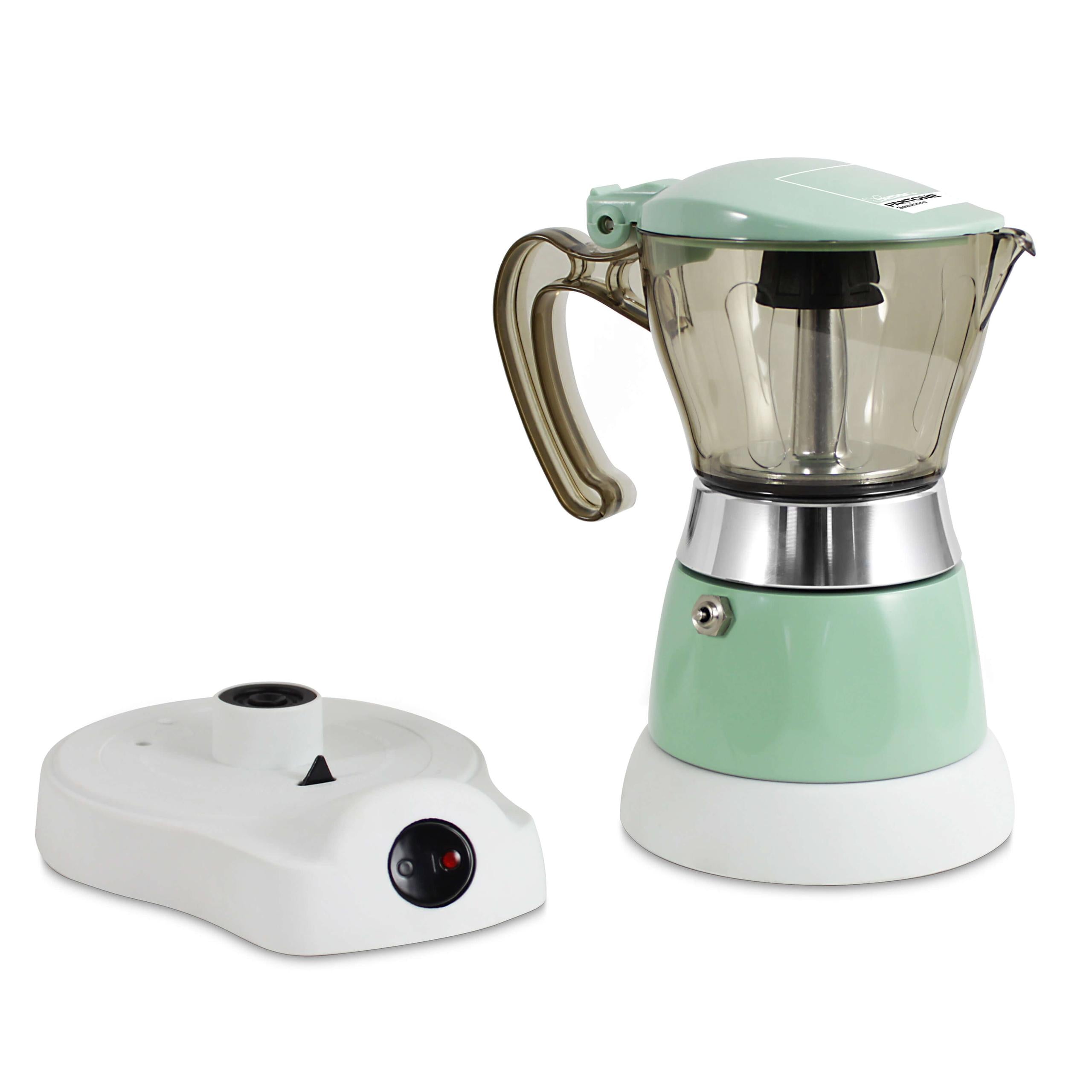 Moka Caffettiera Elettrica Cordless 4 Tazze 440W Bimar Pantone Seashore