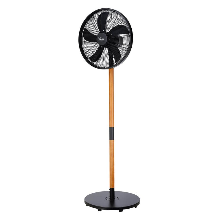 Ventilatore a Piantana Ø40 cm 3 Velocità Stelo in Legno Bimar VPM410