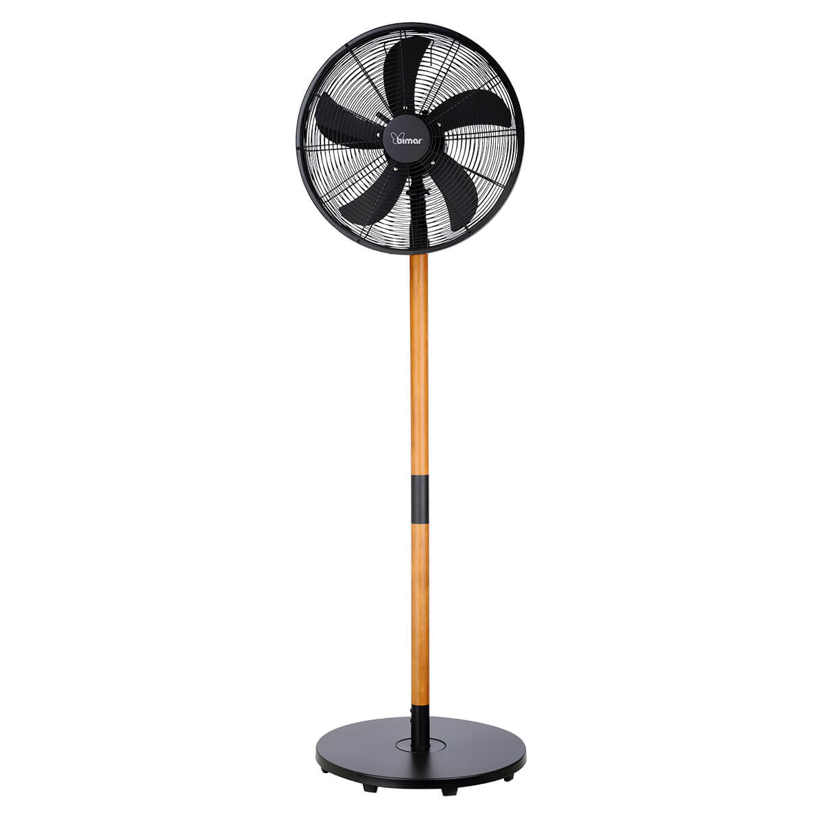 Ventilatore a Piantana Ø40 cm 3 Velocità Stelo in Legno Bimar VPM410