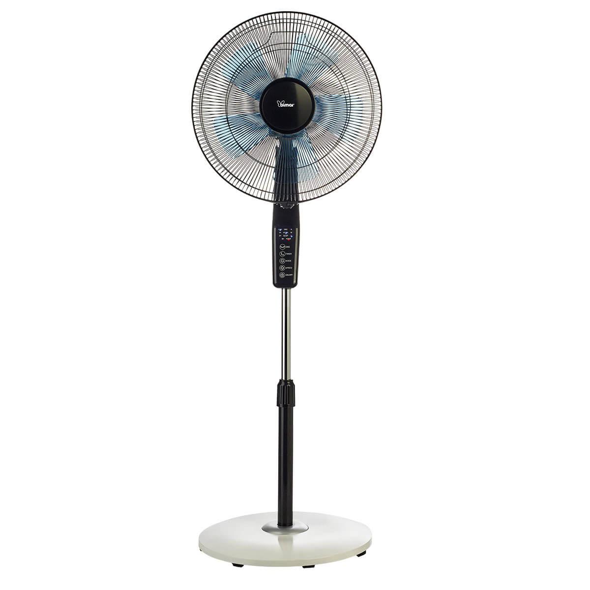 Ventilatore a Piantana Ø40 cm 4 Velocità con Telecomando Bimar Silente VP455T