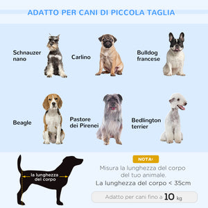 Divano per Cani e Gatti Imbottito 86x55x33 cm in Velluto Blu Navy