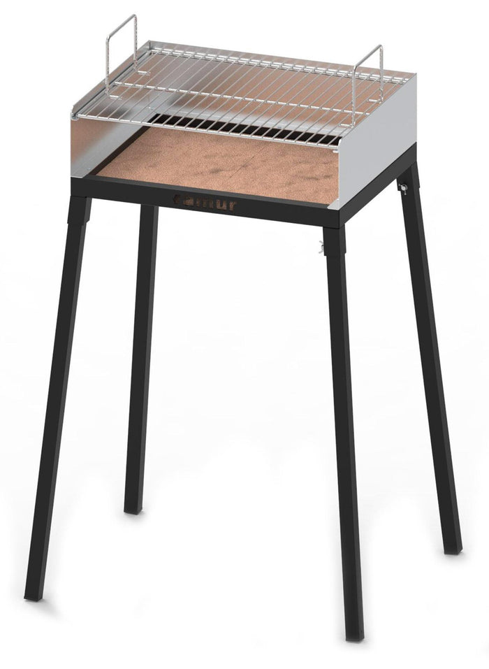 Barbecue a Carbone Carbonella con Griglia Cromata Famur BK 6 Camping