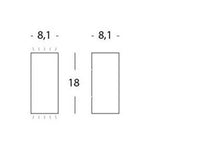 Applique da Esterno a LED 6W+6W 3000K Sovil Grigio