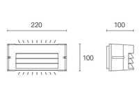 Applique da Esterno a LED 10W 3000K Sovil Alluminio