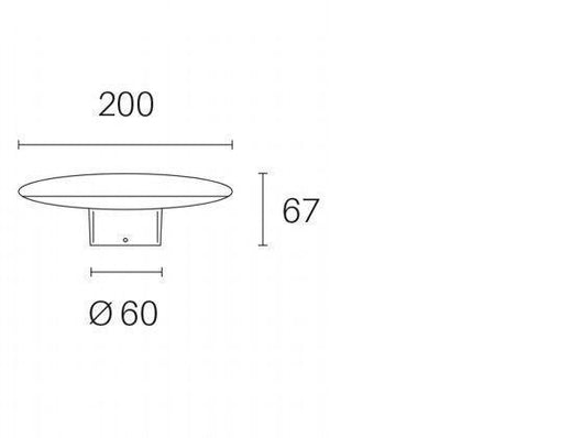 Applique da Esterno a LED 18W 3000K Sovil Bianco