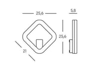 Applique da Esterno a LED 20W 3000K Sovil Bianco