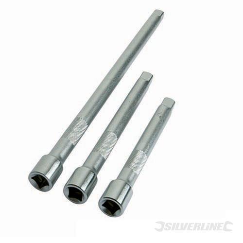 Set 3 prolunghe Silverline cricchetto in acciaio attacco 1/2" meccanica Prezzo