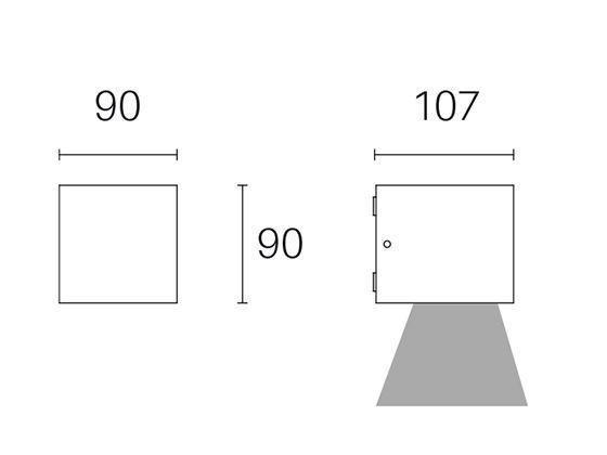 Applique da Esterno a LED 6W 4000K Sovil Bianco