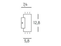 Applique da Esterno a LED 3W+3W 4000K Sovil Bianco