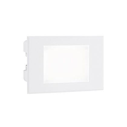 Lampada Segna Passo Rettangolare da Incasso a Parete a LED 3W 3000K Sovil Bianco