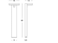 Lampada Palo Solare da Giardino a LED 4W 4000K Sovil Grigio