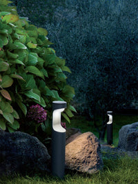 Lampada Palo Basso da Giardino a LED 9W 4000K Sovil Grigio