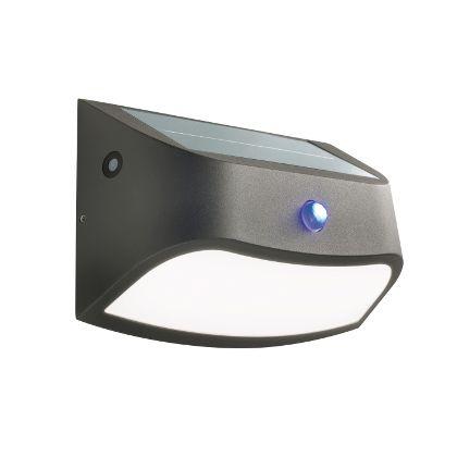 Applique Solare da Esterno a LED 1,7W 4000K Sovil Grigio