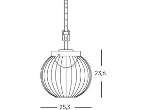 Lampada a Sospensione da Esterno a LED 20W 4000K Sovil Nero