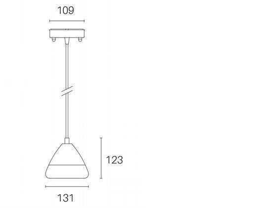 Lampada a Sospensione da Esterno a LED 20W 4000K Sovil Corten