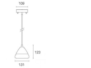 Lampada a Sospensione da Esterno a LED 20W 4000K Sovil Corten