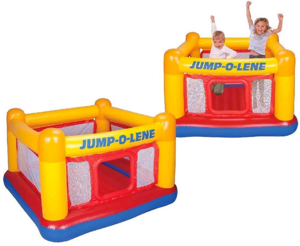 Castello Giostra Gonfiabile per Bambini 174x174x112 cm Playhouse Jump-o-lene Intex 442600