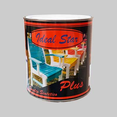 SMALTO 'PLUS' IDEAL STAR 0,750 lt - Verde RAL 6005