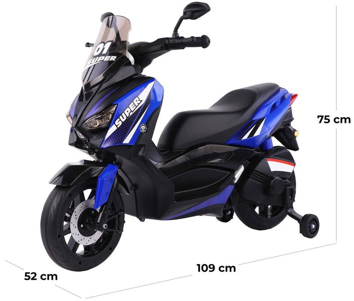 Scooter Elettrico per Bambini 6V City Runner Blu