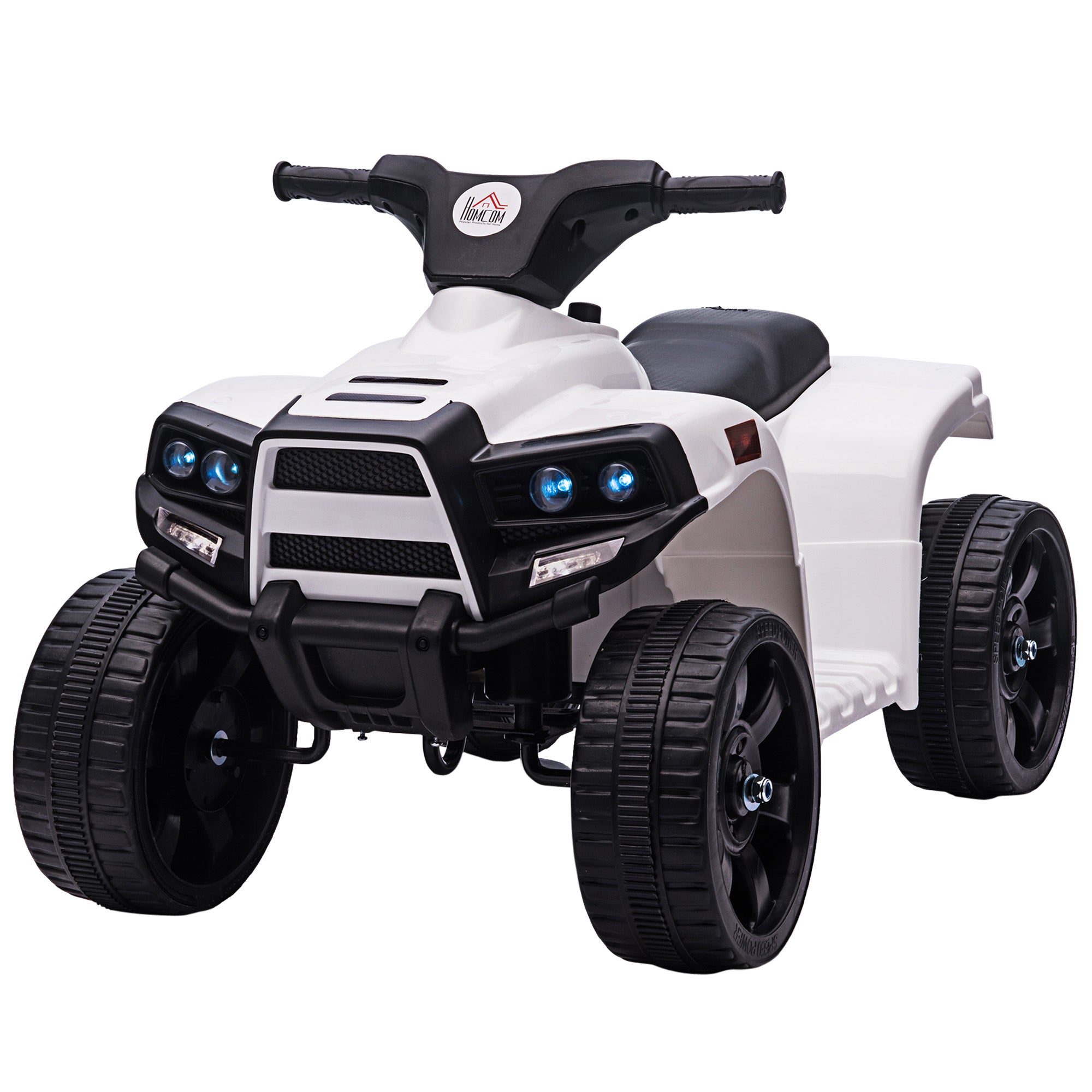 Mini Quad Elettrico per Bambini 6V Nero Bianco