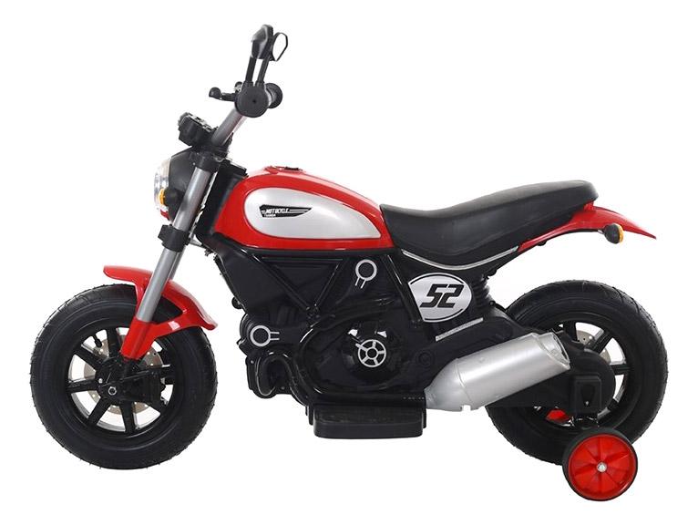 Moto Elettrica per Bambini 6V Spider Rossa