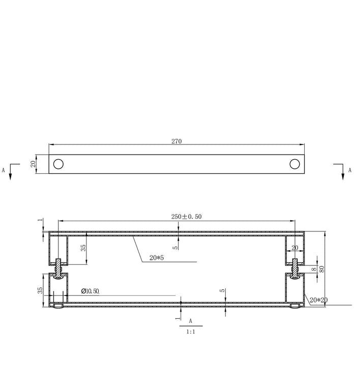 Porta Parete Doccia 80 cm 1 Anta Batttente in Cristallo Trasparente 6mm H195 Bonussi Alexia