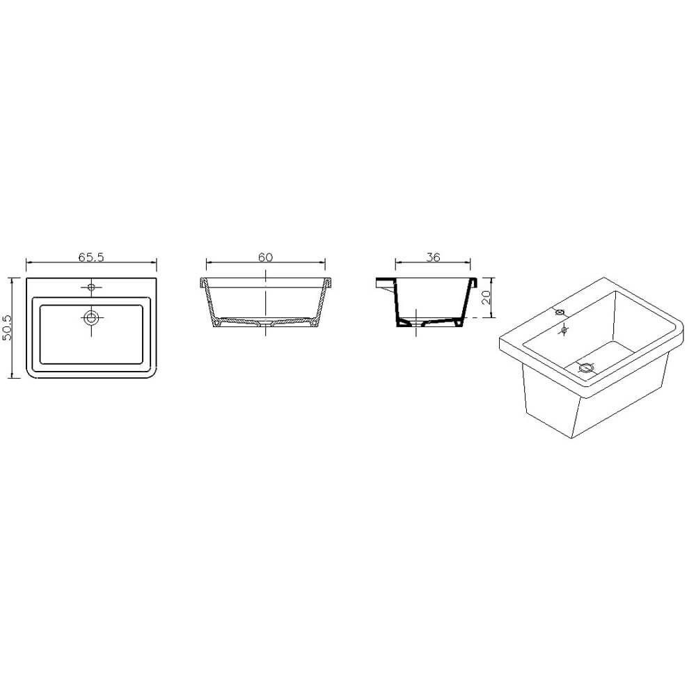 Mobile Lavatoio Sospeso 65,5x50,5x56 cm 2 Ante Montegrappa Novella Dipiù Bianco