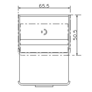 Mobile Lavatoio Sospeso 65,5x50,5x56 cm 1 Cassetto Montegrappa Novella Dipiù Tortora