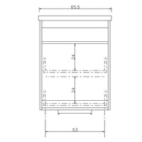 Mobile Lavatoio 65,5x50,5x87 cm 2 Cassetti Montegrappa Novella Dipiù Bianco