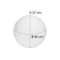 Sfera Luminosa da Giardino a LED Ø40 cm in Resina 5W Sphere Bianco Caldo