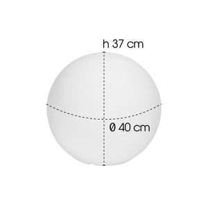 Sfera Luminosa da Giardino a LED Ø40 cm in Resina 5W Sphere Bianco Caldo