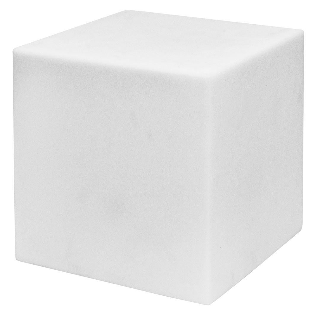 Cubo Luminoso da Giardino a LED 40x40 cm in Resina 5W Cube Bianco Caldo