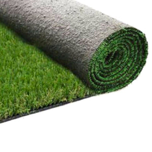 Erba Sintetica per Giardino 20 mm 1x5m Fondo Drenante Verde