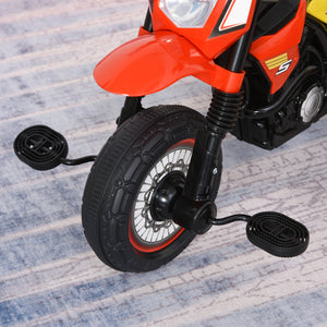 Triciclo a Pedali per Bambini a Forma di Moto Rosso