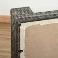 Cuccia per Cani e Gatti 61x46x27 cm con Cuscino Grigio