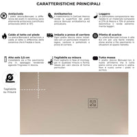 Piatto Doccia in Pietra 80x130 cm Bonussi Canton Crema