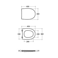 Coprivaso 4ALL termoindurente soft close bianco