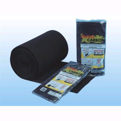 Filtro Carboni Attivi Per Cappe Colore Nero 50x100 Cm.