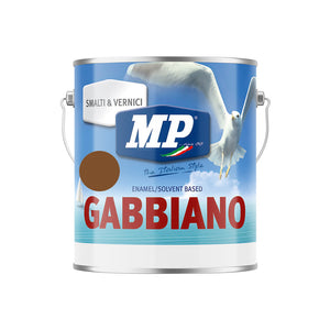 Gabbiano Avana 375Ml-Smalto Sintetico Lucido Anticorrosivo Di Finitura Ideale Per Legno E Ferro-Colorificio Mp