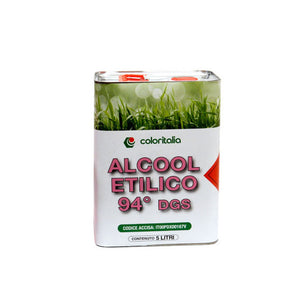 Alcool Etilico 94° Dgs 806 Da 1 Lt In Bottiglia Di Plastica Rigida Di Origine Vegetale-Coloritalia