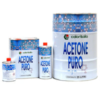 Acetone Puro 801 0,5 Lt Ad Elevato Potere Di Scioglimento E Ridotta Pericolosita' Da 0,5 Lt-Coloritalia