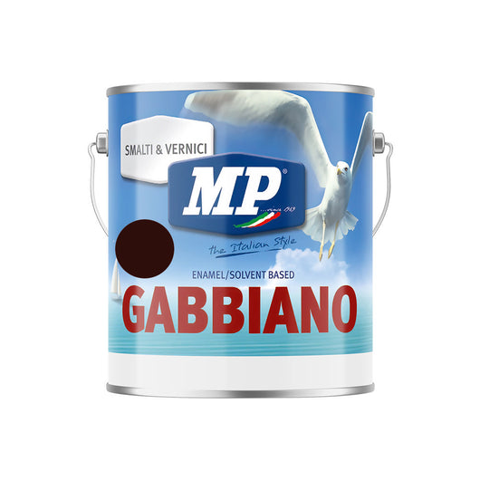 Gabbiano Testa Di Moro 750Ml-Smalto Sintetico Lucido Anticorrosivo Di Finitura Ideale Per Legno E Ferro-Colorificio Mp