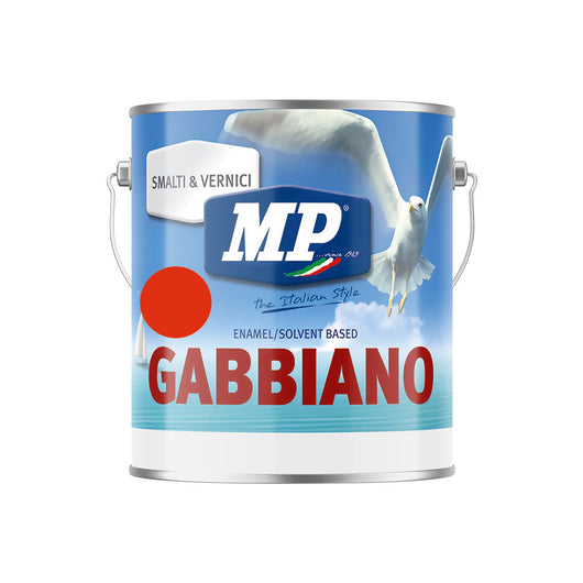 Gabbiano Rosso Fuoco 750Ml-Smalto Sintetico Lucido Anticorrosivo Di Finitura Ideale Per Legno E Ferro-Colorificio Mp