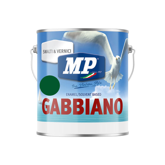 Gabbiano Verde Prato 375Ml-Smalto Sintetico Lucido Anticorrosivo Di Finitura Ideale Per Legno E Ferro-Colorificio Mp