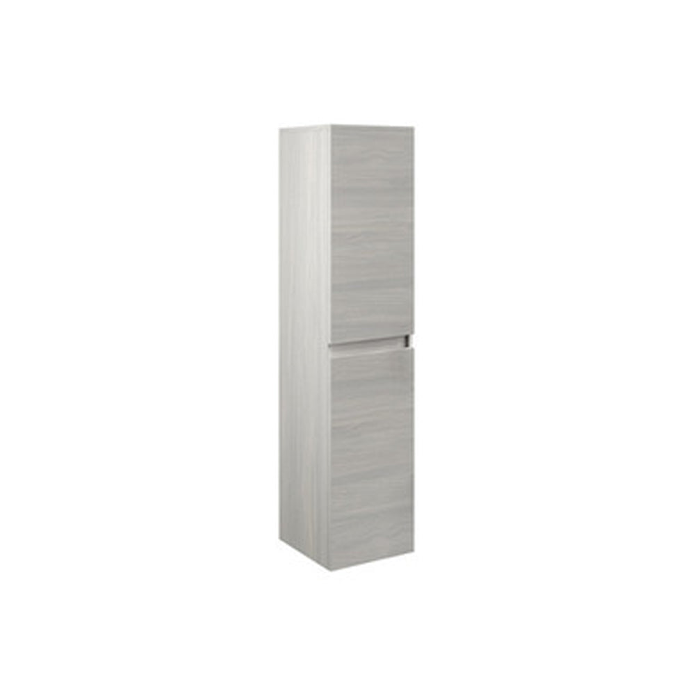 Colonna bagno a due ante Rovere Grigio h 138 cm