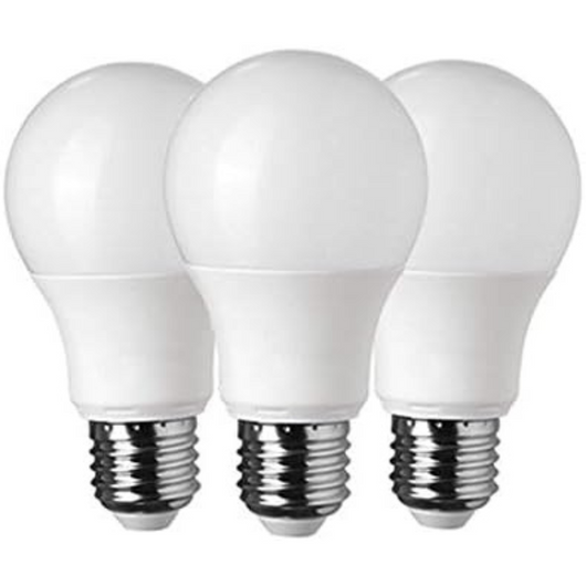 Pack 3 lampadine led attacco e27 potenza 12 watt luce bianco fredda 6000k