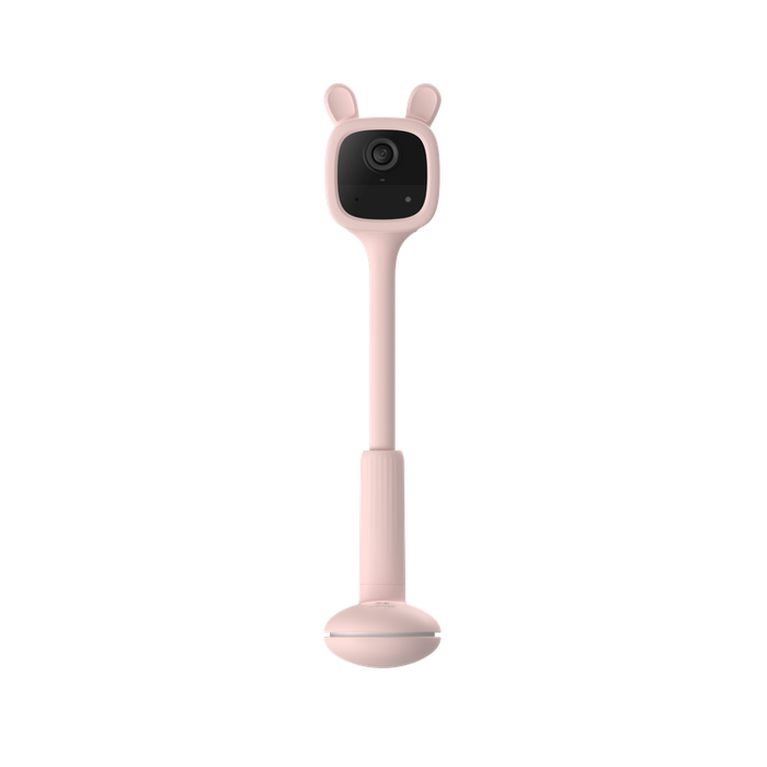 Baby Monitor a batteria, Wifi, Rilevamento del pianto e PIR, Visione notturna senza luce, Colore rosa EZVIZ BM1 