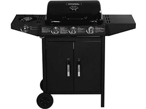 Habitat et Jardin Barbecue a Gas 4 Fuochi 10,5 kW Nero