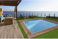 Piscina in Legno Rettangolare 4,10 x 3,00 m HABITAT ET JARDIN